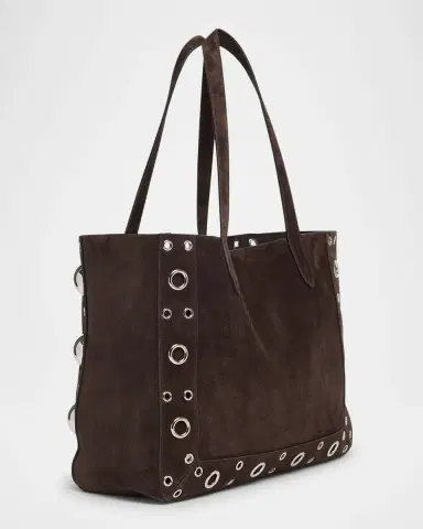 Valentino Garavani Nellcote Studded Suede Tote Bag | Thumbnail 3