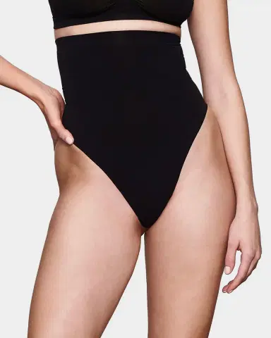Skims Seamless Sculpt High Waist Thong | Thumbnail 2