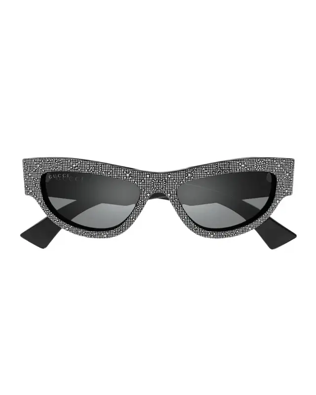 Gucci Recycled Acetate Cat-Eye Sunglasses
