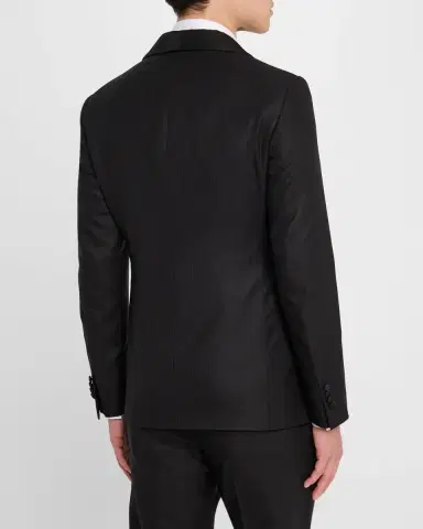 Giorgio Armani Men's Smoking Soho Shawl-Collar Tuxedo | Thumbnail 5 Giorgio Armani Men's Smoking Soho Shawl-Collar Tuxedo | Thumbnail 5