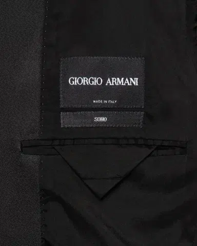 Giorgio Armani Men's Smoking Soho Shawl-Collar Tuxedo | Thumbnail 7 Giorgio Armani Men's Smoking Soho Shawl-Collar Tuxedo | Thumbnail 7