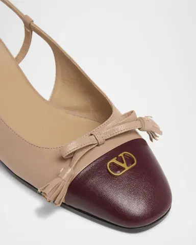 Valentino Garavani Slingback Ballerina Pumps | Thumbnail 5