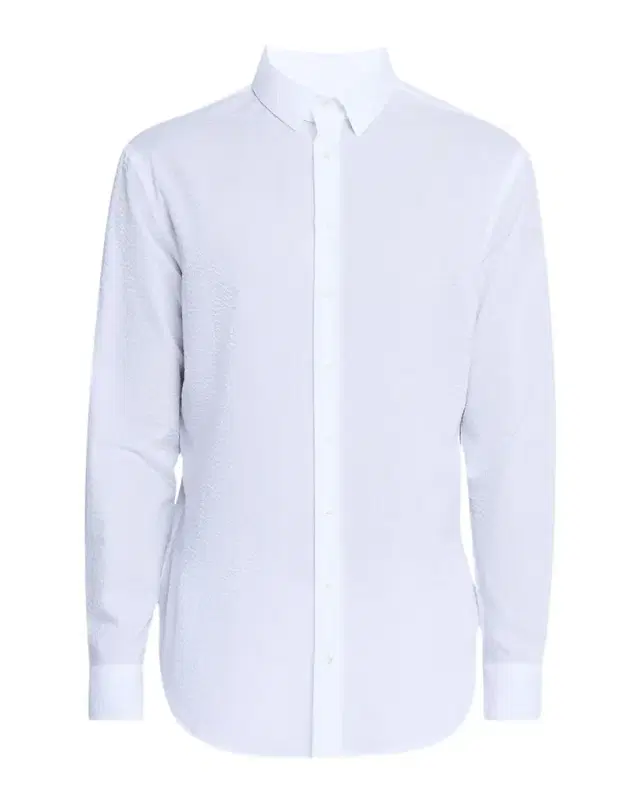 Giorgio Armani Men 's Solid Seersucker Sport Shirt