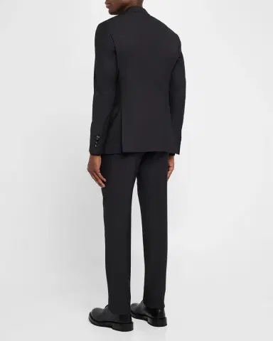 Giorgio Armani Men's Pinpoint Twill Suit | Thumbnail 3
