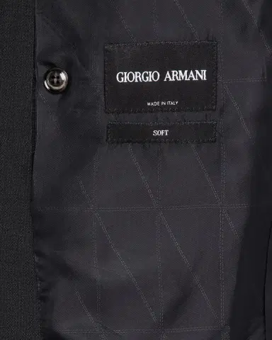 Giorgio Armani Men's Pinpoint Twill Suit | Thumbnail 8