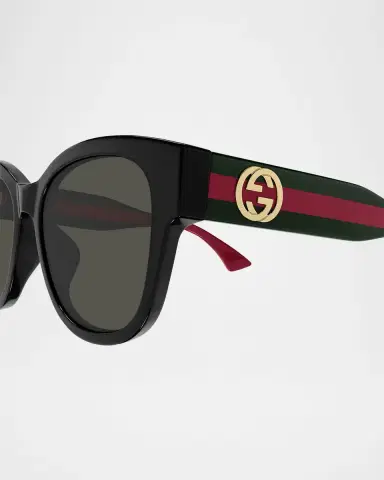 Gucci Recycled Butterfly Sunglasses | Thumbnail 2