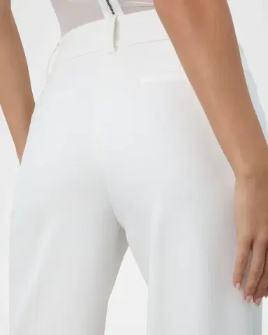 ALICE + OLIVIA Alexander Twill Sateen Trousers | Thumbnail 5