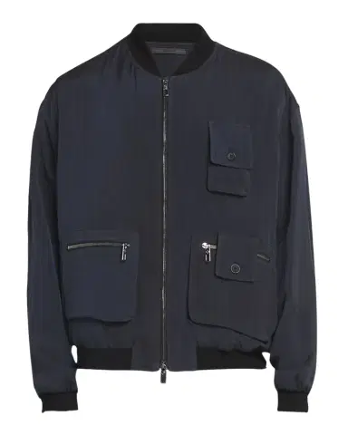 Giorgio Armani Men's Chevron Utility Bomber Jacket | Thumbnail 1