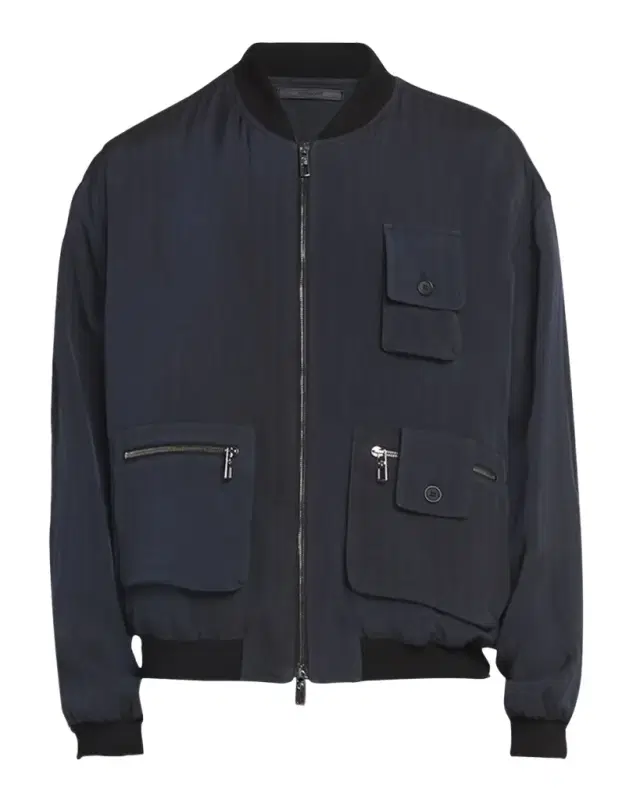 Giorgio Armani Men 's Chevron Utility Bomber Jacket