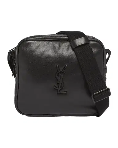 Saint Laurent Men's Niki YSL Cube Camera Bag in Leather | Thumbnail 1