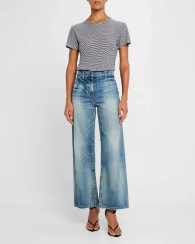 Nili Lotan Megan Wide-Leg Jeans | Thumbnail 2 Nili Lotan Megan Wide-Leg Jeans | Thumbnail 2