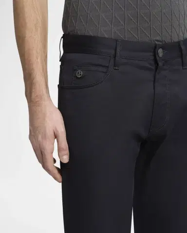 Giorgio Armani Men's 5-Pocket Stretch Cotton Pants | Thumbnail 4 Giorgio Armani Men's 5-Pocket Stretch Cotton Pants | Thumbnail 4