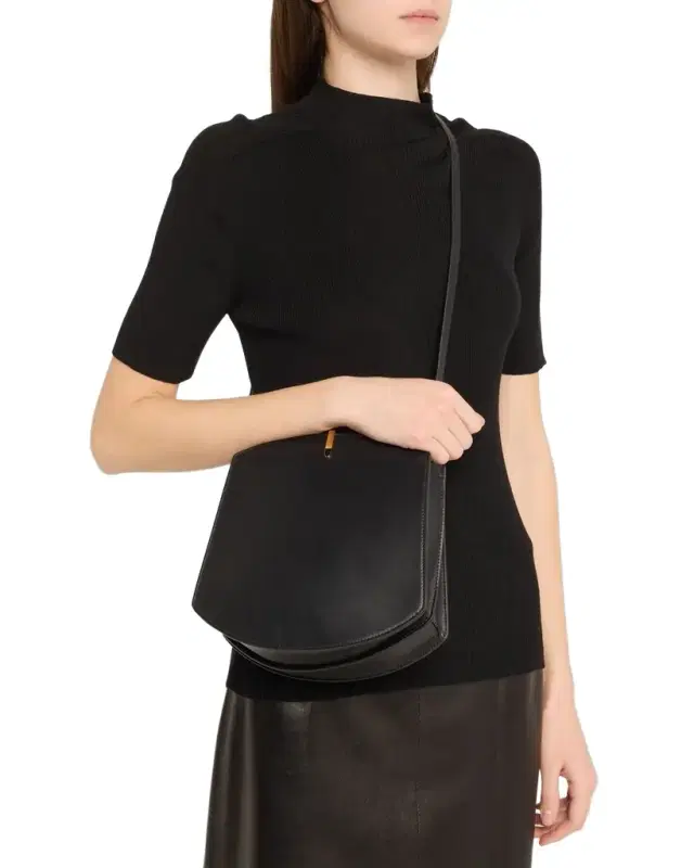 The Florence Calf Leather Crossbody Bag