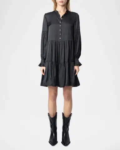 Zadig & Voltaire Randy Satin Mini Dress | Thumbnail 2