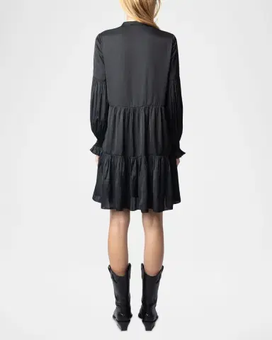 Zadig & Voltaire Randy Satin Mini Dress | Thumbnail 3