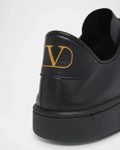 Valentino Garavani Men's Royco V Logo Calfskin Low-Top Sneakers | Thumbnail 5