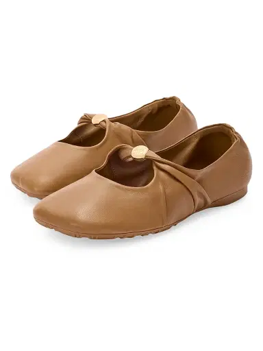 Loewe Women's Pebble Soft Ballerina Flats | Thumbnail 2