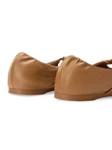 Loewe Women's Pebble Soft Ballerina Flats | Thumbnail 4
