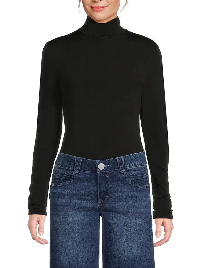 Wolford Women's Colorado Turtleneck Bodysuit - Black