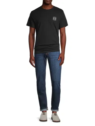 Loewe Men's Embroidered Anagram T-Shirt - Black - Size XL | Thumbnail 2 Loewe Men's Embroidered Anagram T-Shirt - Black - Size XL | Thumbnail 2