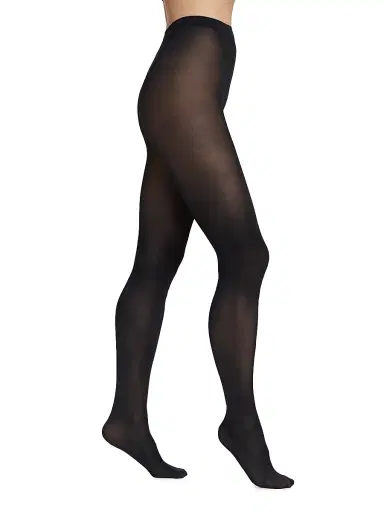 Wolford Women's Satin Opaque 50 Tights - Admiral | Thumbnail 1
