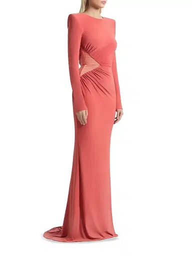 Zhivago Women's Echoes Of Self Ruched Body-Con Gown | Thumbnail 4