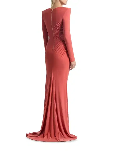 Zhivago Women's Echoes Of Self Ruched Body-Con Gown | Thumbnail 5