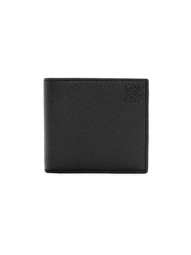 LOEWE Men's Leather Bifold Wallet - Black