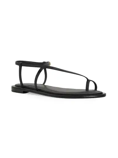 A Emery Women's Reef Leather Sandals - Black - Size 11 | Thumbnail 2