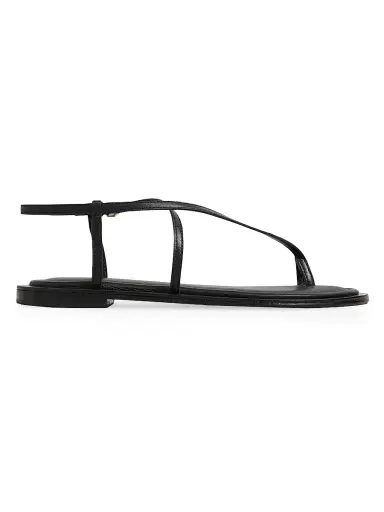 A Emery Women's Reef Leather Sandals - Black - Size 11 | Thumbnail 1