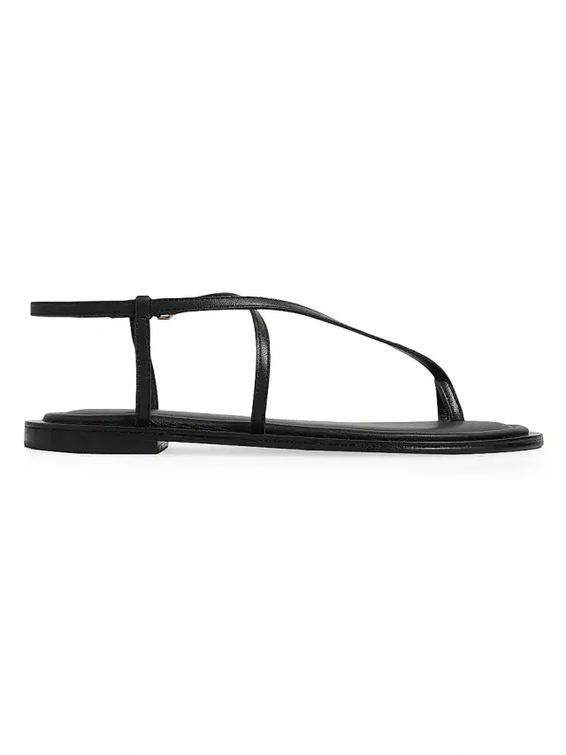 A.Emery Women's Reef Leather Sandals - Black