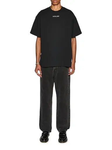 Ksubi Men's Democrazy Boxy Cotton T-Shirt - Black - Size XXL | Thumbnail 2 Ksubi Men's Democrazy Boxy Cotton T-Shirt - Black - Size XXL | Thumbnail 2
