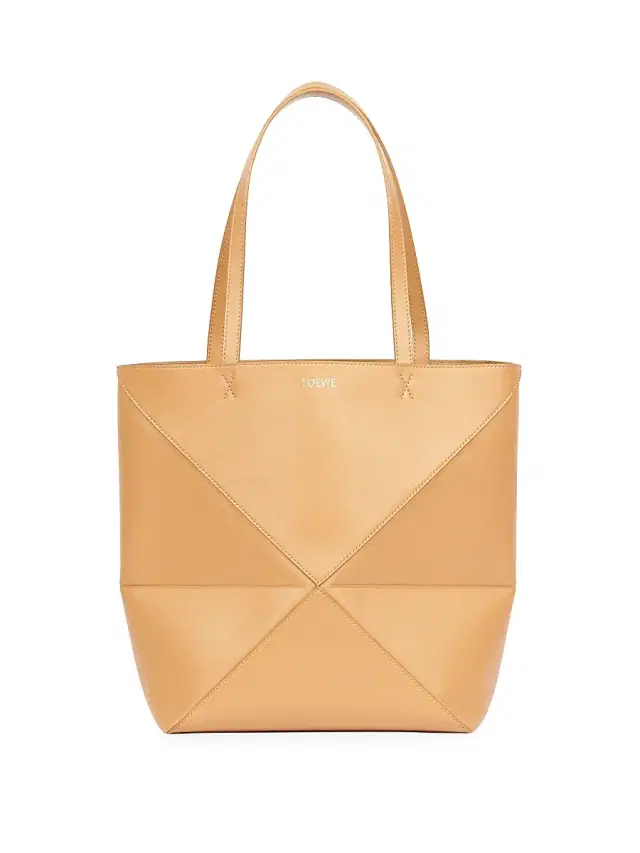 LOEWE Women's Puzzle Fold  Leather Tote Bag - Warm Desert