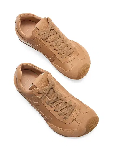 Loewe Men's Ballet Runner 2.0 Leather Low-Top Sneakers | Thumbnail 3