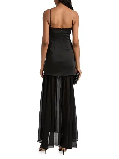 Significant Other Women's Gaia Beaded Maxi Dress - Black - Size 12 | Thumbnail 5