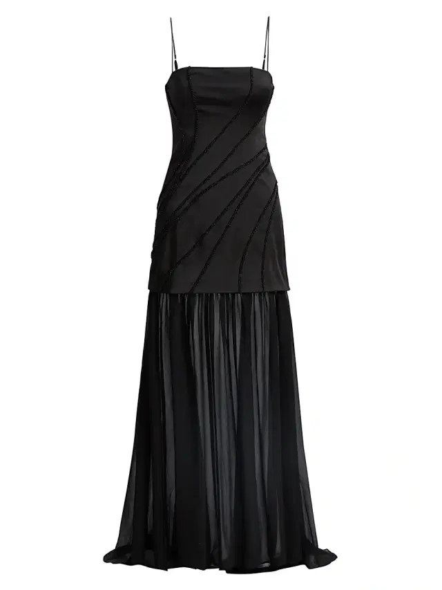 Significant Other Women's Gaia Beaded Maxi Dress - Black