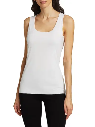 Wolford Women's Aurora Pure Tank Top - White - Size Large | Thumbnail 3 Wolford Women's Aurora Pure Tank Top - White - Size Large | Thumbnail 3