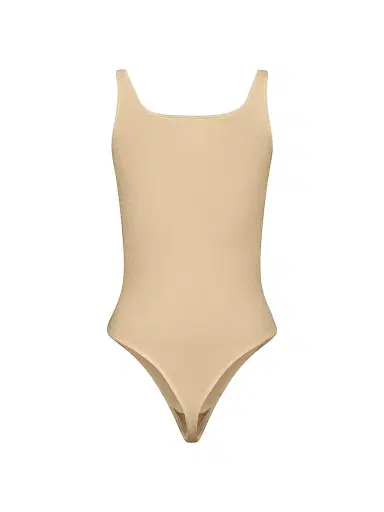 Wolford Women's Jamaika Cotton-Blend Stretch Bodysuit - Cafe Au Lait | Thumbnail 3