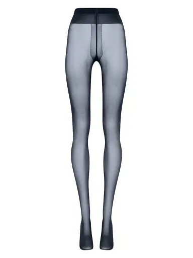 Wolford Women's Individual Control-Top Tights - Navy - Size Large | Thumbnail 1