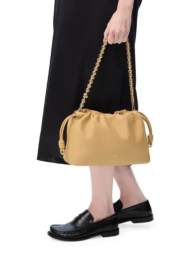 Loewe Women's Flamenco Medium Chain Leather Shoulder Bag | Thumbnail 2