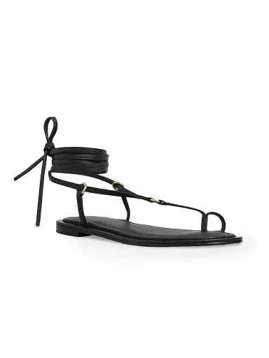 A Emery Women's Tesni Leather Sandals - Black - Size 11 | Thumbnail 2 A Emery Women's Tesni Leather Sandals - Black - Size 11 | Thumbnail 2