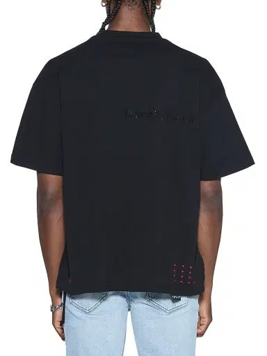 Ksubi Men's HBL Seeing Lines Crewneck T-Shirt - Black | Thumbnail 3