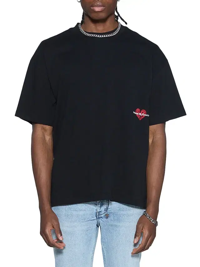 Men's HBL Seeing Lines Crewneck T-Shirt - Black