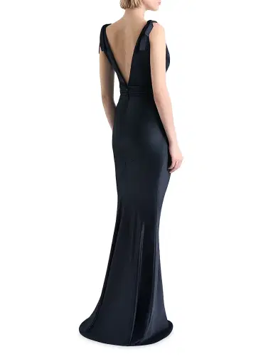 Zhivago Women's Signature Beloved Sleeveless Satin Gown - Black - Size 14 | Thumbnail 5 Zhivago Women's Signature Beloved Sleeveless Satin Gown - Black - Size 14 | Thumbnail 5