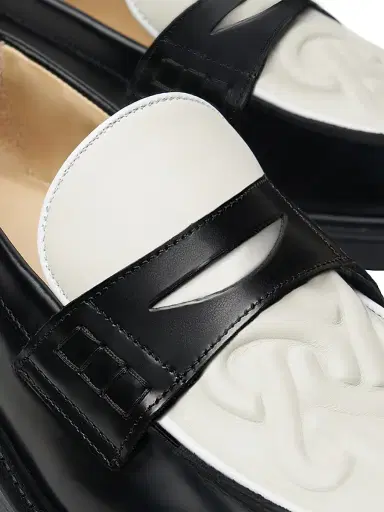 Filling Pieces Men's Gowtu Leather Penny Loafers - Off White | Thumbnail 3 Filling Pieces Men's Gowtu Leather Penny Loafers - Off White | Thumbnail 3