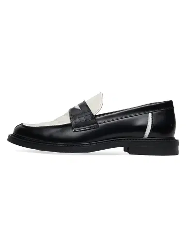 Filling Pieces Men's Gowtu Leather Penny Loafers - Off White | Thumbnail 1 Filling Pieces Men's Gowtu Leather Penny Loafers - Off White | Thumbnail 1