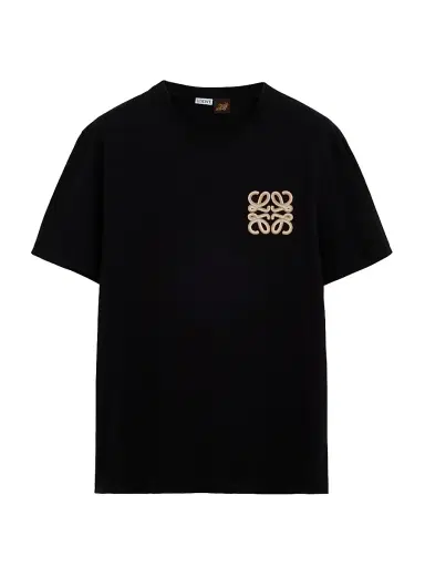 Loewe Men's x Paula's Ibiza Relaxed-Fit Crewneck T-Shirt - Black - Size Small | Thumbnail 1