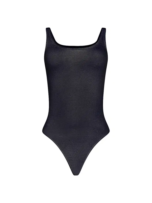 Wolford Women's Jamaika Cotton-Blend Stretch Bodysuit - Deep Night