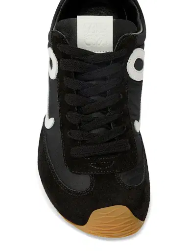 Loewe Women's Ballet Runner 2.0 Suede Sneakers - Black White - Size 7 | Thumbnail 4 Loewe Women's Ballet Runner 2.0 Suede Sneakers - Black White - Size 7 | Thumbnail 4