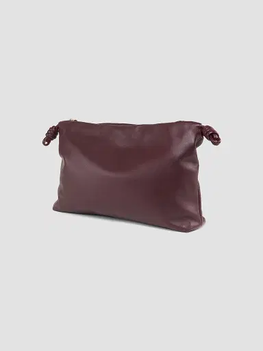 Loewe Women's Large Flamenco Leather Shoulder Bag - Dark Burgundy | Thumbnail 4